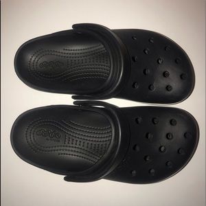 Black & White Crocs